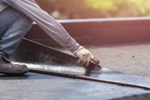 Professional Basement Waterproofing technician working in Green Lane, PA